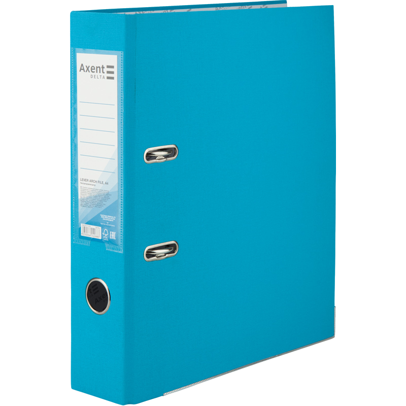 Папка-реєстратор AXENT DELTA (D1714-29C) А4, 75 мм, блакитна